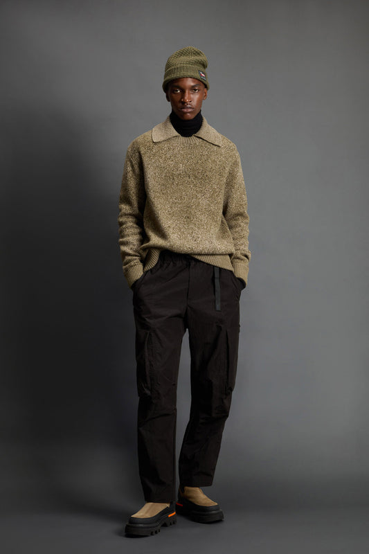 Sweater in Pure Virgin Wool with Jacquard Detailing by Todd Snyder