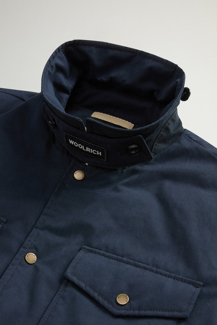Mountain Cloth Overshirt Melton Blue