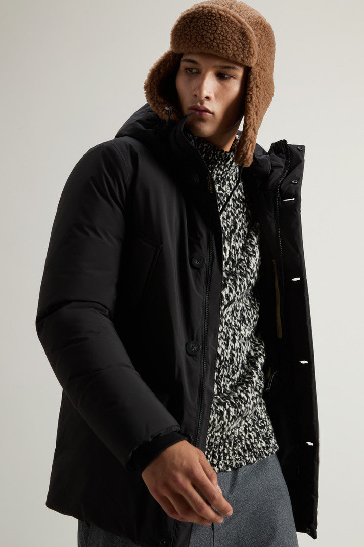 Cloud Arctic Parka with Hood Black