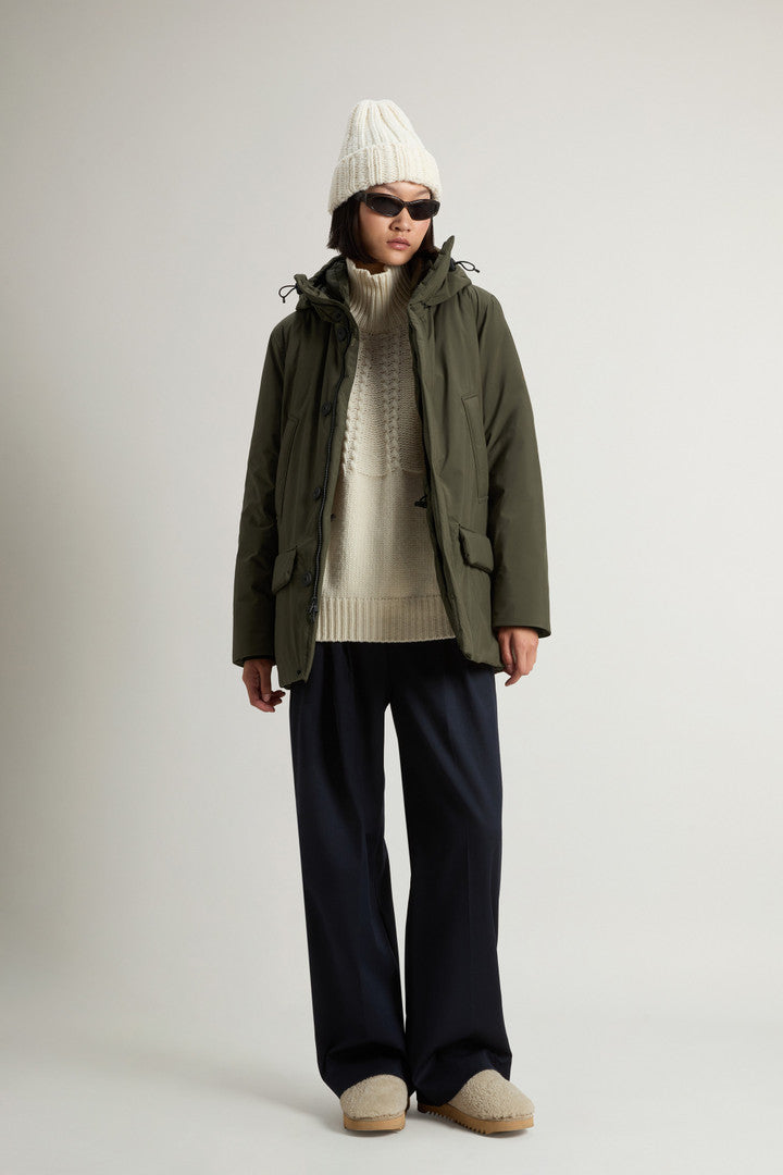 Cloud Arctic Parka with Hood Dark Green