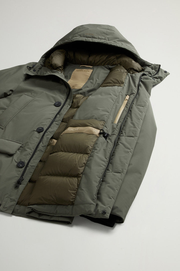 Cloud Arctic Parka with Hood Dark Green