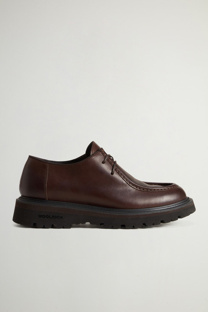 Upland Derby Shoes Dark Brown