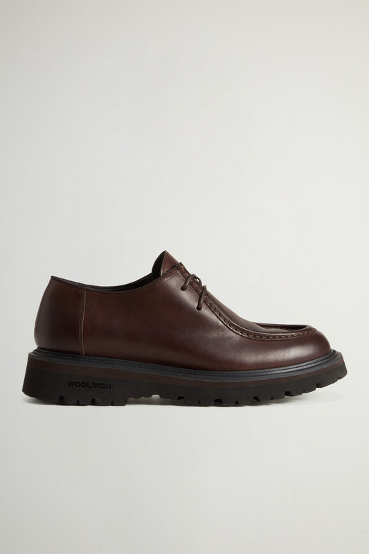 Upland Derby Shoes Dark Brown