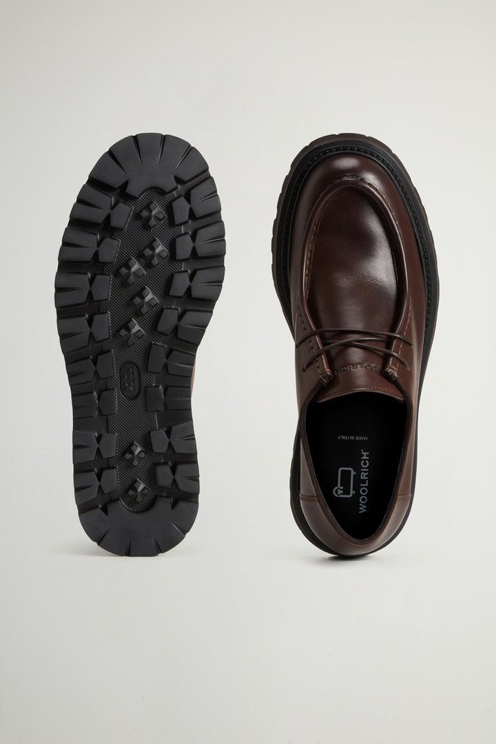 Upland Derby Shoes Dark Brown