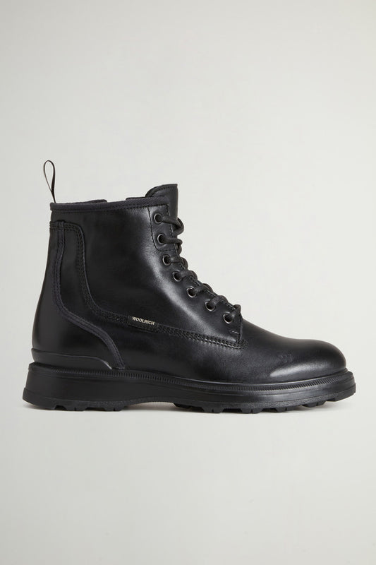 Grove Lace-Up Boots in Calfskin Leather